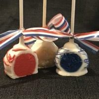 Fourth of July - Red White & Blue Vanilla Flavored Cake Pops