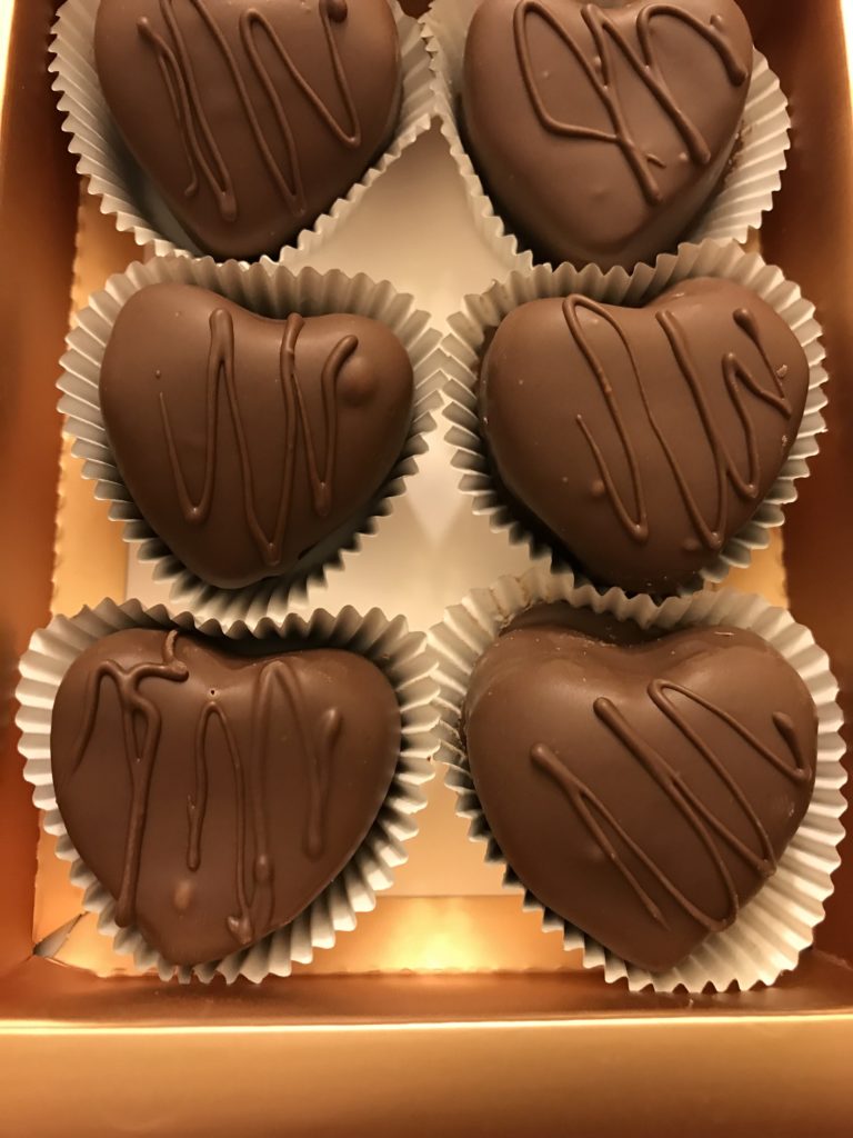 CanDees Heart Shaped Original Bourbon Chocolates