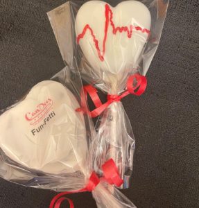 Medical Heart Shaped Cake Pops