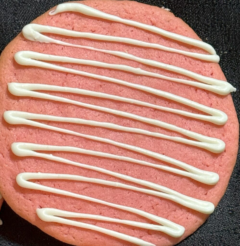 Big Strawberry Cheesecake Cookies