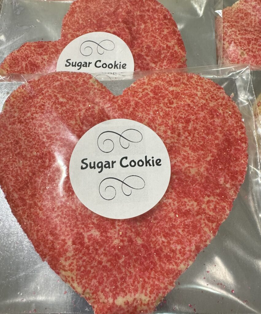Big Heart Shaped Sugar Cookie