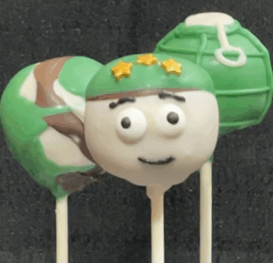 Army Cake Pops